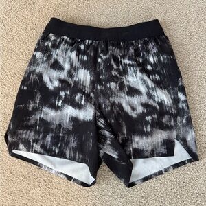 Black and White Athletic Shorts